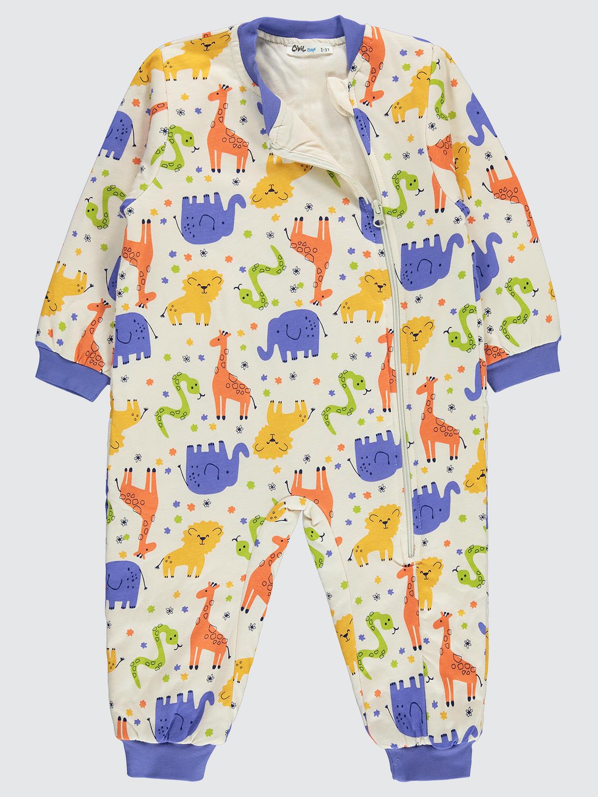 Civil Boys Colourful Empirme 30 Gr 2-5 Yaş Uyku Tulumu - Fil Dişi