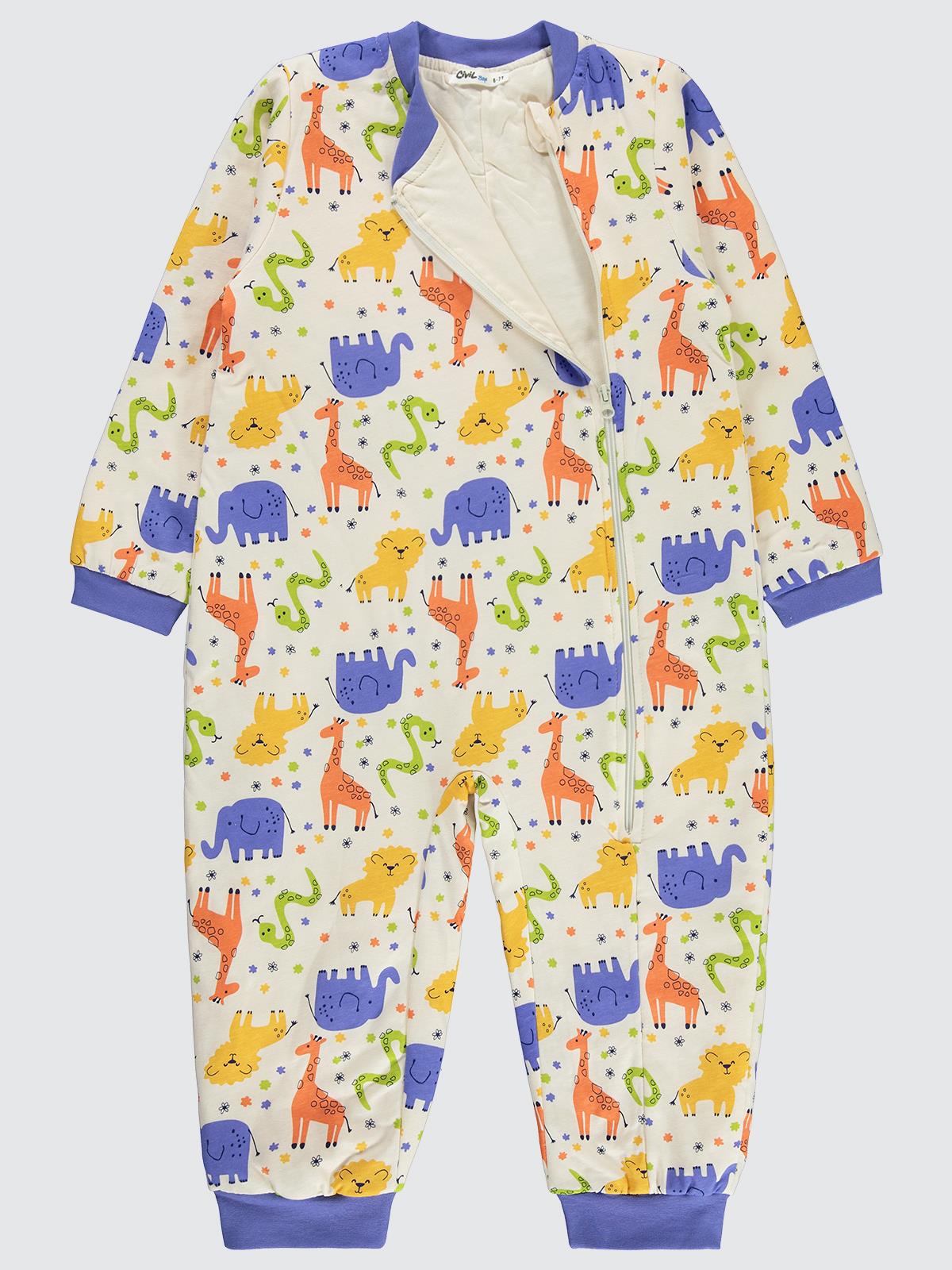 Civil Boys Colourful Empirme 30 Gr 6-9 Yaş Uyku Tulumu - Fil Dişi