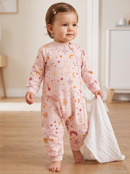 Civil Baby Ay Yıldız Empirme 30 Gr  Uyku Tulumu - Pudra