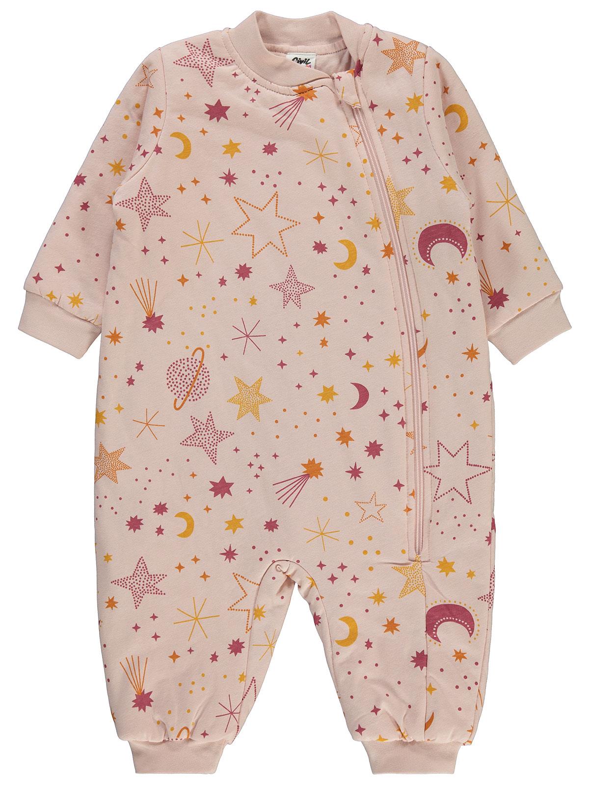 Civil Baby Ay Yıldız Empirme 30 Gr  Uyku Tulumu - Pudra