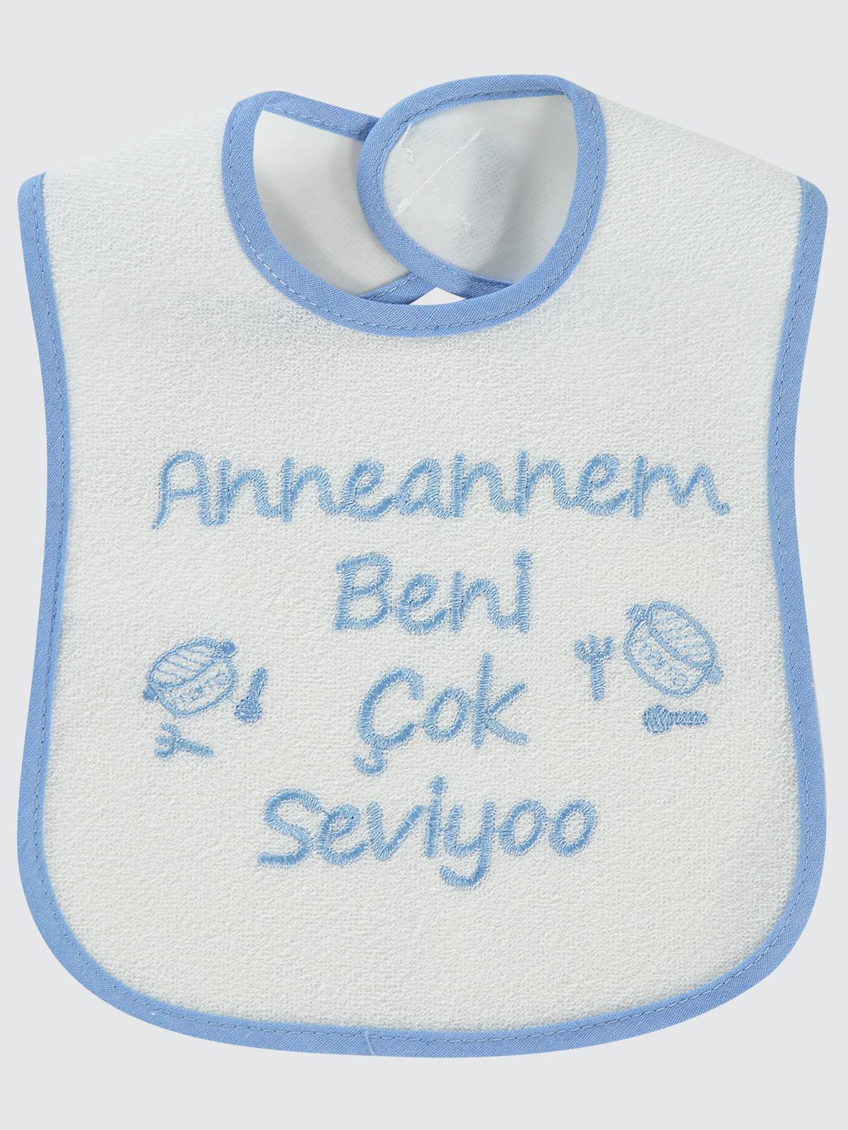 Civil Baby Annesi'Nin Minik Kuzusu Nakışlı Mama Önlüğü