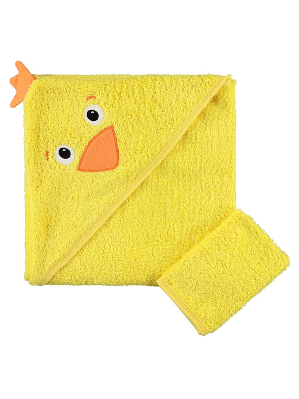 Civil Baby Ördek Nakışlı 80*75 Havlu - Sarı