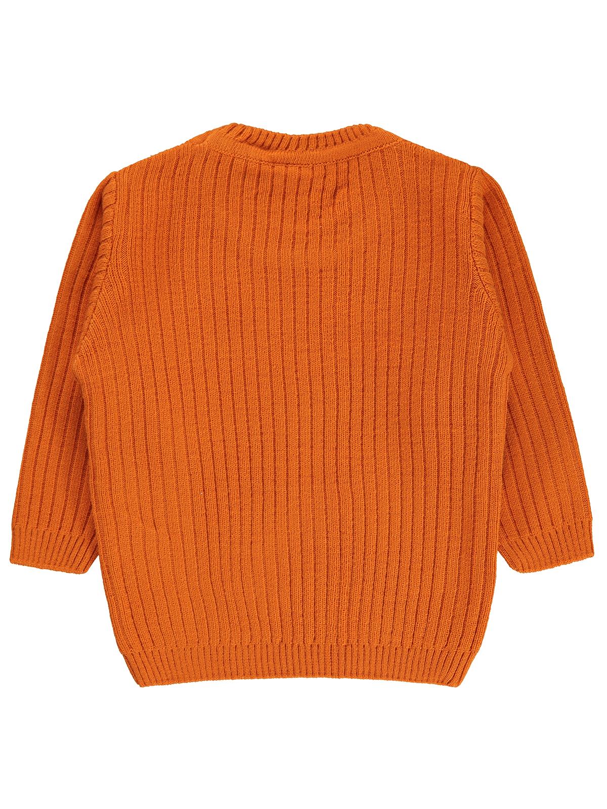 Civil Baby Basic Fitilli 6-18 Ay Kazak - Turuncu