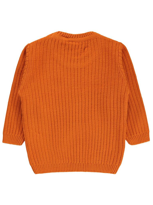 Civil Baby Basic Fitilli 6-18 Ay Kazak - Turuncu