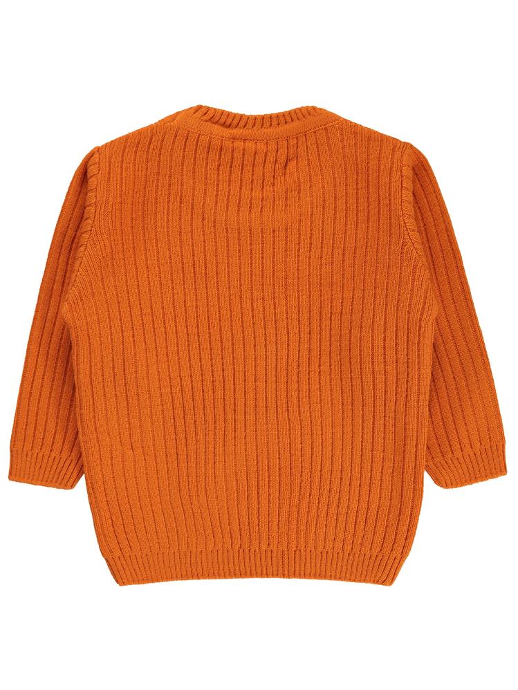 Civil Baby Basic Fitilli 6-18 Ay Kazak - Turuncu