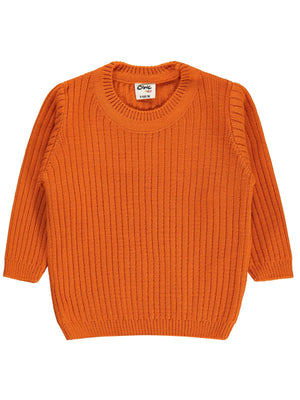 Civil Baby Basic Fitilli 6-18 Ay Kazak - Turuncu