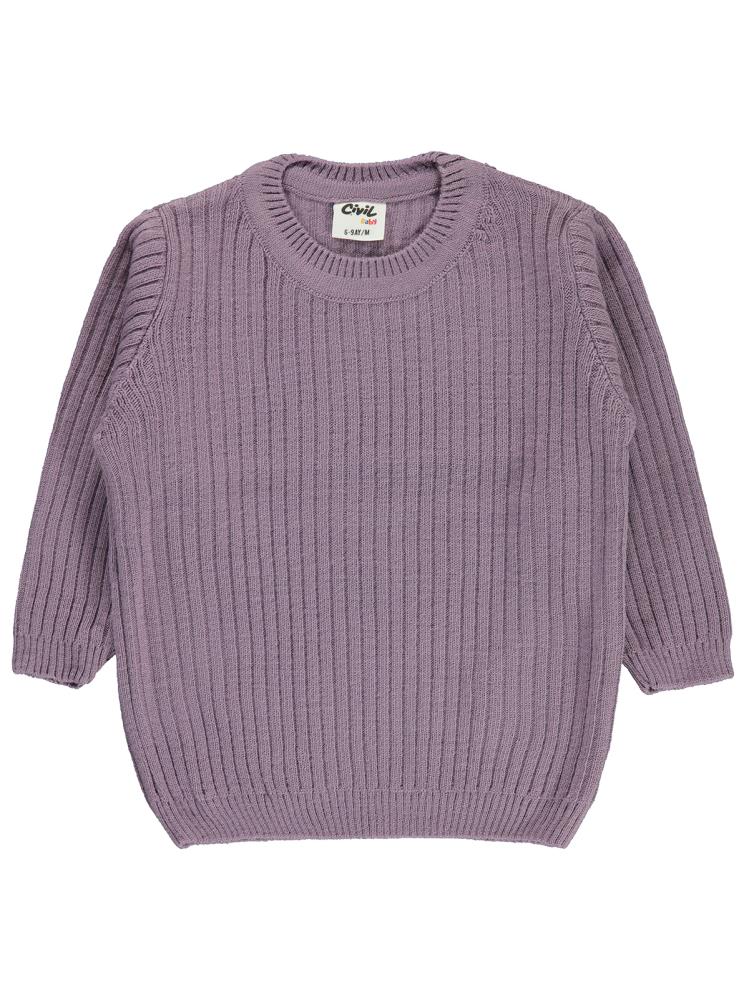 Civil Baby Basic Fitilli 6-18 Ay Kazak - Lila