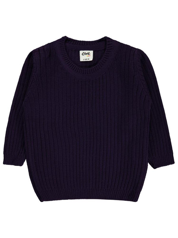 Civil Baby Basic Fitilli 6-18 Ay Kazak - Lila