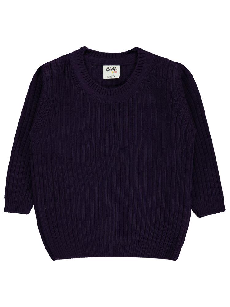 Civil Baby Basic Fitilli 6-18 Ay Kazak - Lila