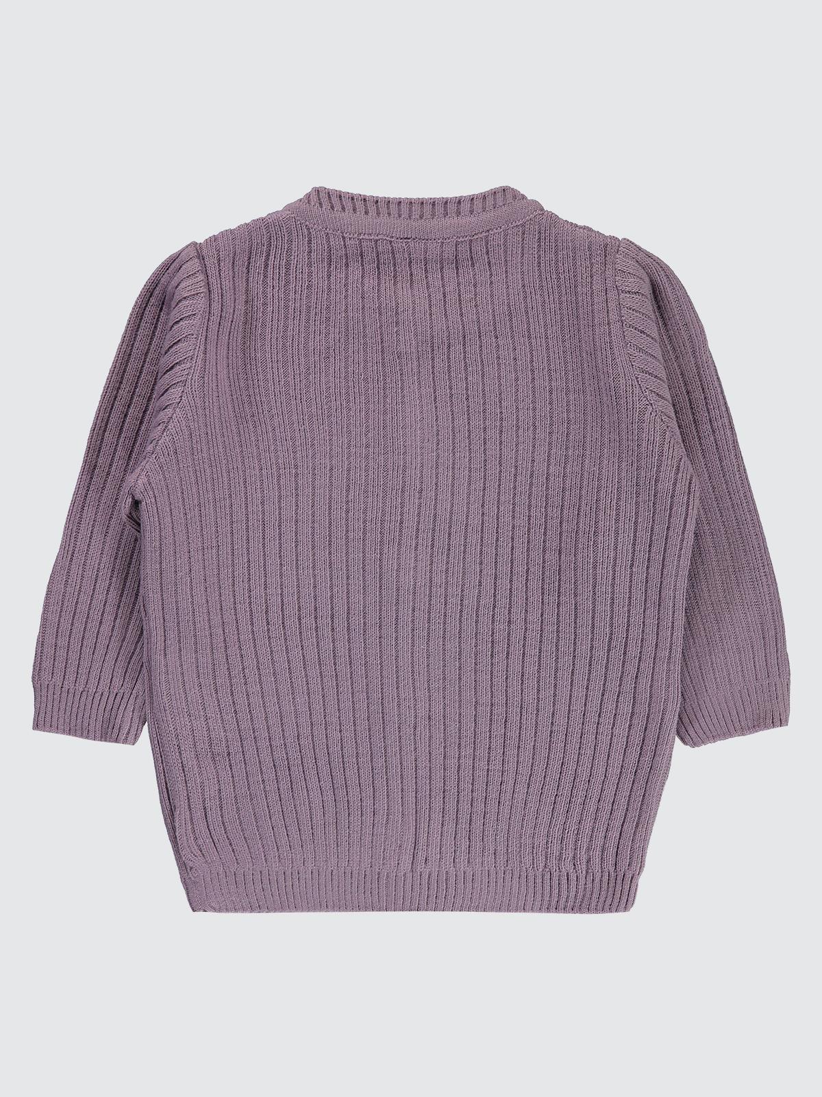 Civil Baby Basic Fitilli 6-18 Ay Hırka - Lila