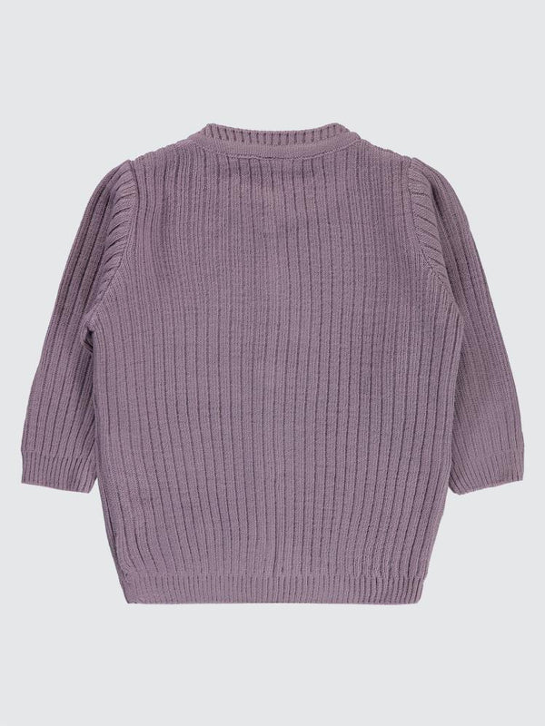 Civil Baby Basic Fitilli 6-18 Ay Hırka - Lila