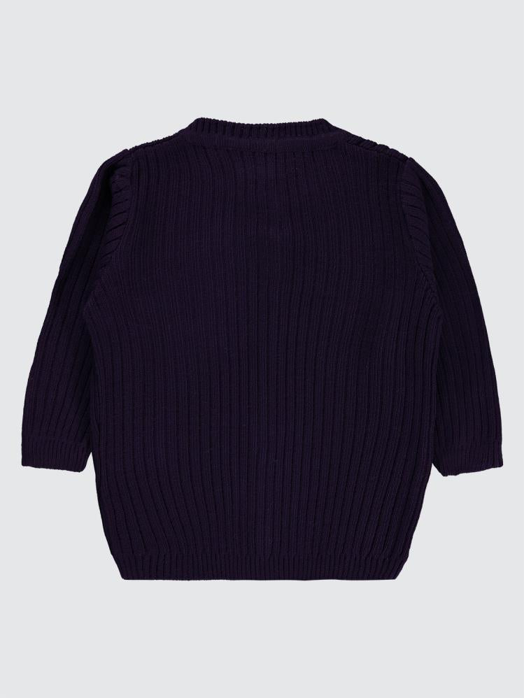 Civil Baby Basic Fitilli 6-18 Ay Hırka - Lila