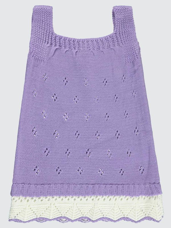 Civil Baby Askılı Çıkmalı 6-18 Ay Elbise - Lila