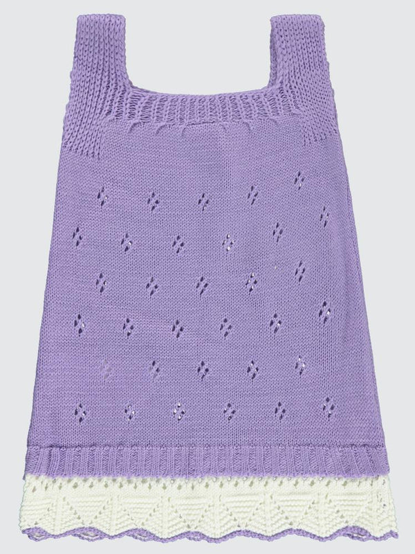 Civil Baby Askılı Çıkmalı 6-18 Ay Elbise - Lila