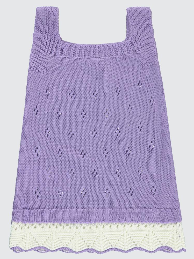 Civil Baby Askılı Çıkmalı 6-18 Ay Elbise - Lila