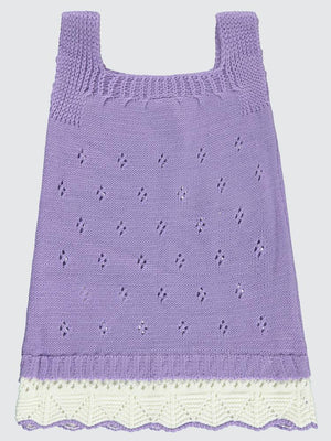 Civil Baby Askılı Çıkmalı 6-18 Ay Elbise - Lila