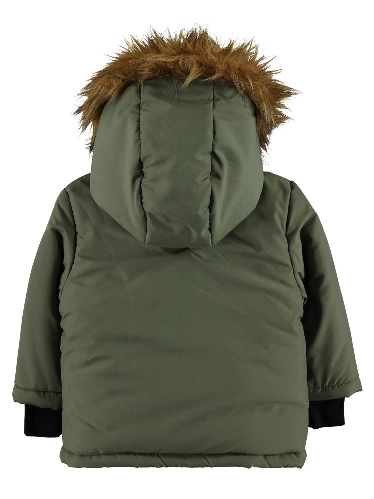 Civil Baby Kürklü 6-18 Ay Mont - Haki