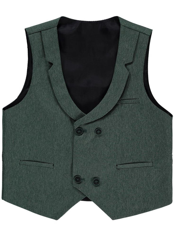 Civil Boys Klasik Armürlü 6-9 Yaş Yelek - Yeşil