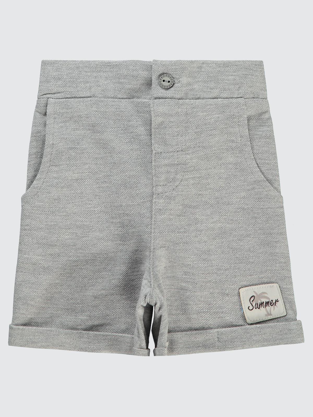 Civil Baby Süs Etiketli 6-18 Ay Şort - Gri