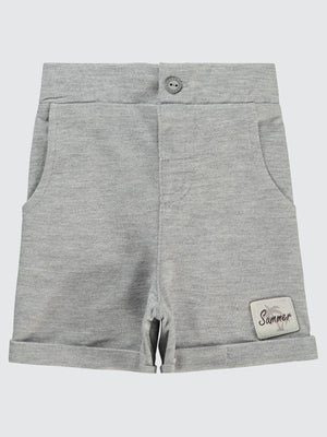 Civil Baby Süs Etiketli 6-18 Ay Şort - Gri