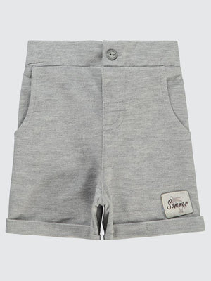 Civil Baby Süs Etiketli 6-18 Ay Şort - Gri