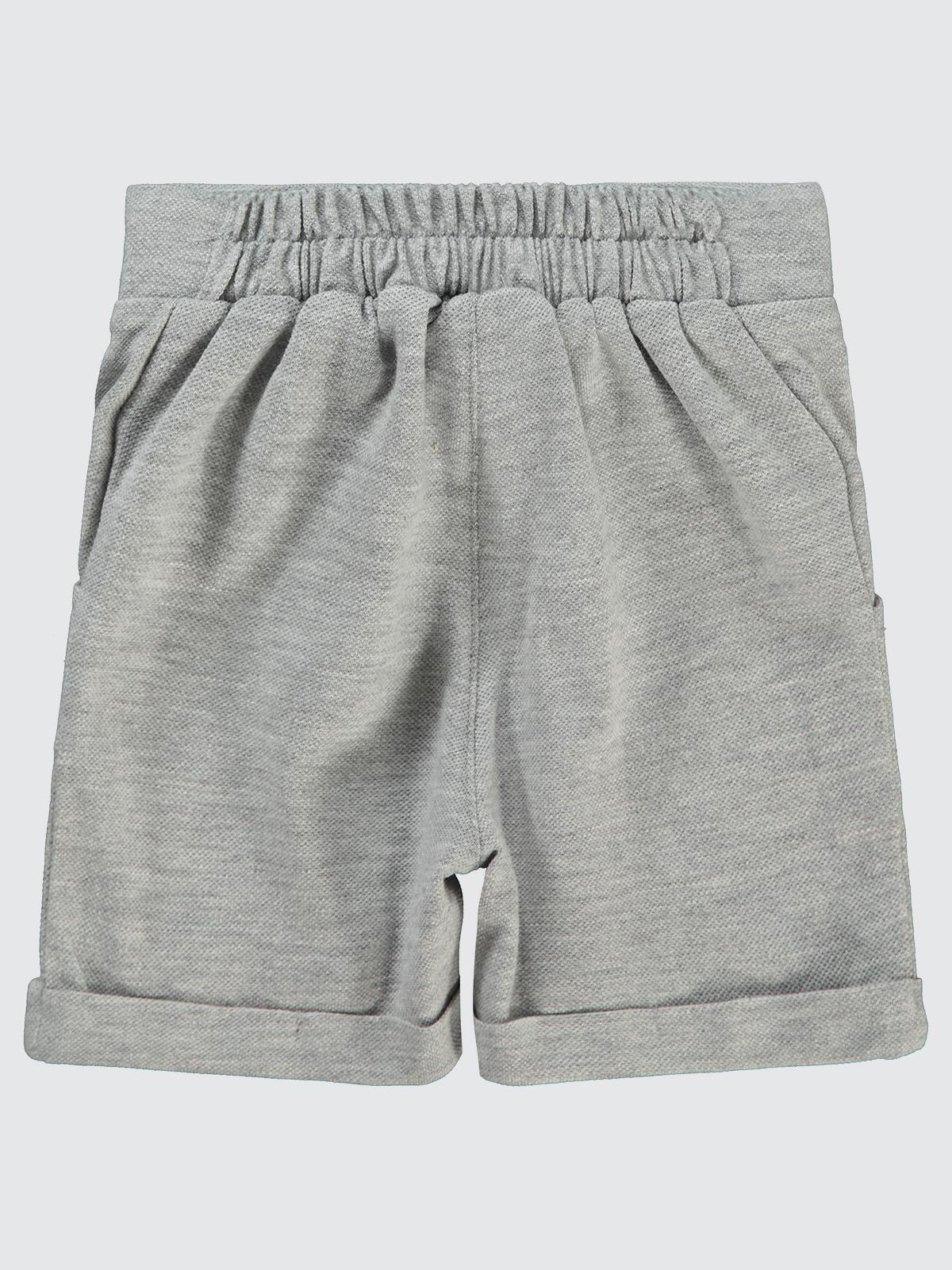 Civil Baby Süs Etiketli 6-18 Ay Şort - Gri