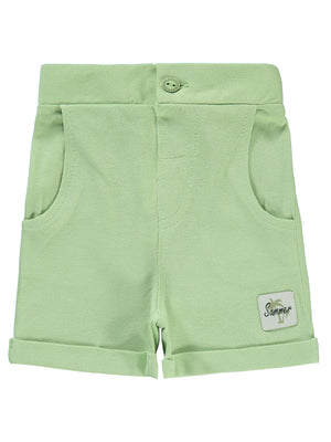 Civil Baby Süs Etiketli 6-18 Ay Şort - Yeşil