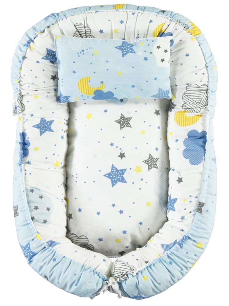 Kujju Büyük Baby Nest - Mavi