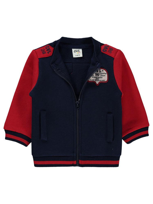 Civil Baby Baseball Baskılı 6-18 Ay Ceket - Lacivert