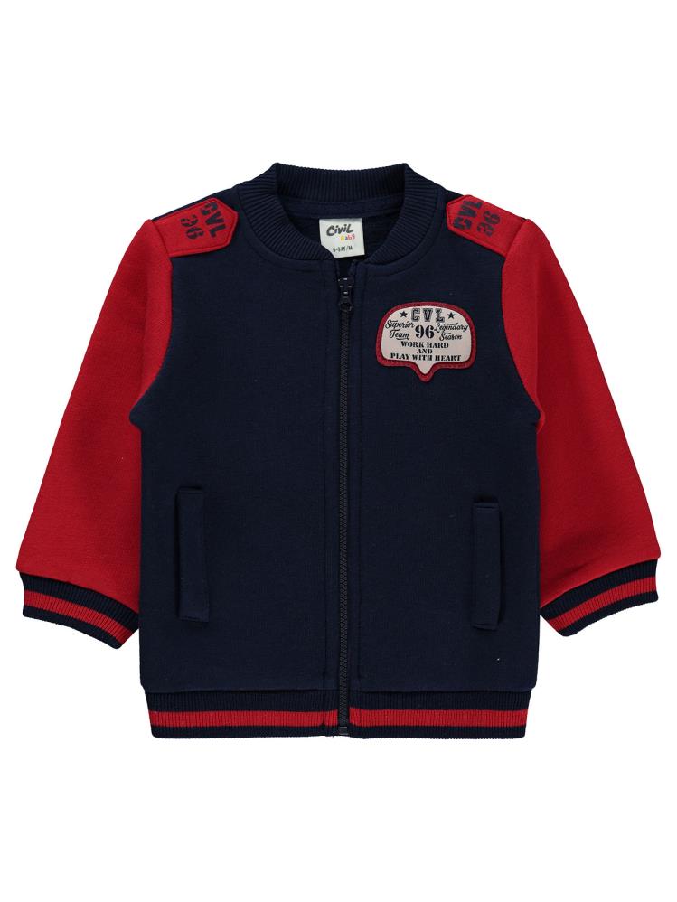 Civil Baby Baseball Baskılı 6-18 Ay Ceket - Lacivert