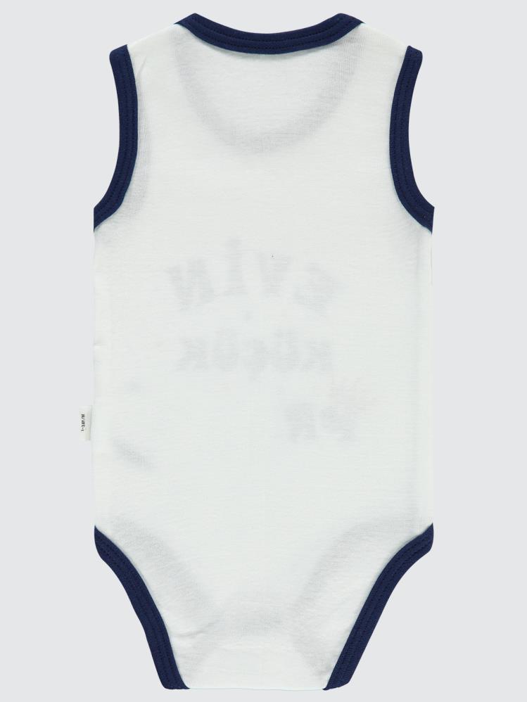 Civil Baby Evin Küçük Prensi Baskılı Sfr.Kol1-36 Ay Çıtçıtlı Badi - Lacivert