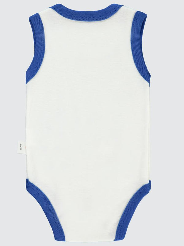 Civil Baby Akıllı Olun Baskılı Sfr.Kol1-36 Ay Çıtçıtlı Badi - Lacivert