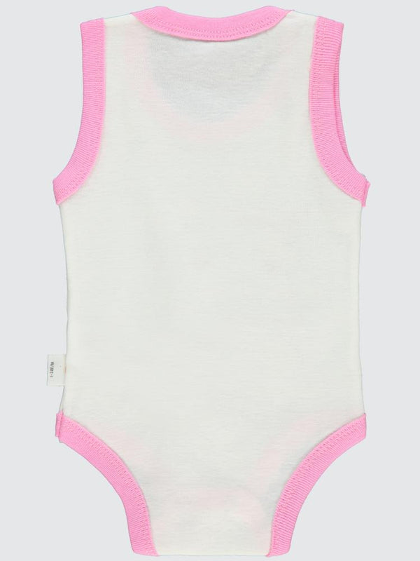 Civil Baby Akıllı Olun Baskılı Sfr.Kol1-36 Ay Çıtçıtlı Badi - Pembe