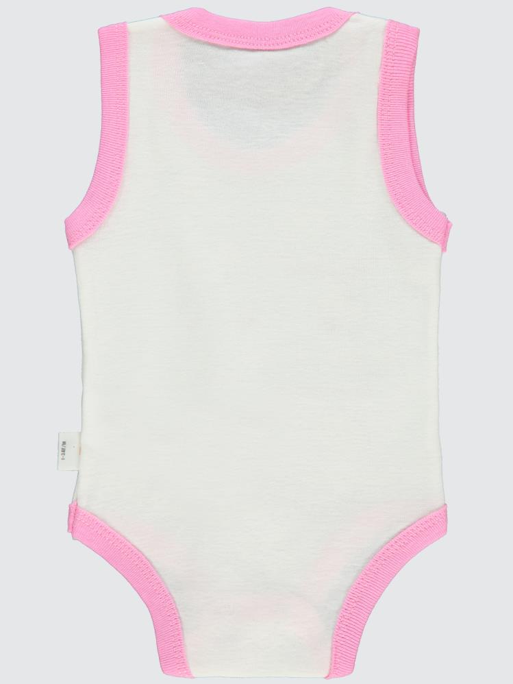 Civil Baby Akıllı Olun Baskılı Sfr.Kol1-36 Ay Çıtçıtlı Badi - Pembe