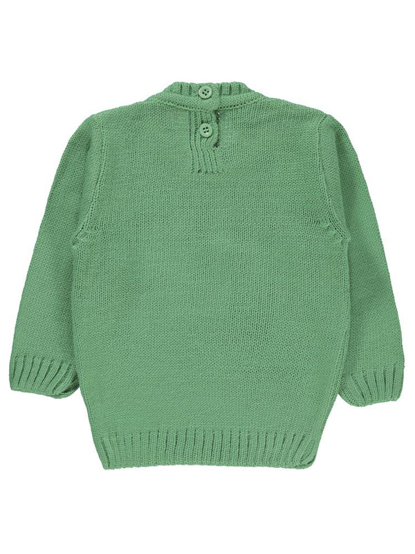 Civil Baby C Nakışlı Düz 6-18 Ay Kazak - Haki