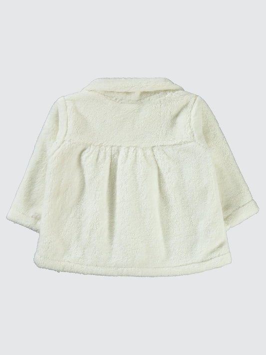 Civil Baby Fiyonklu 6-18 Ay Hırka - Ekru