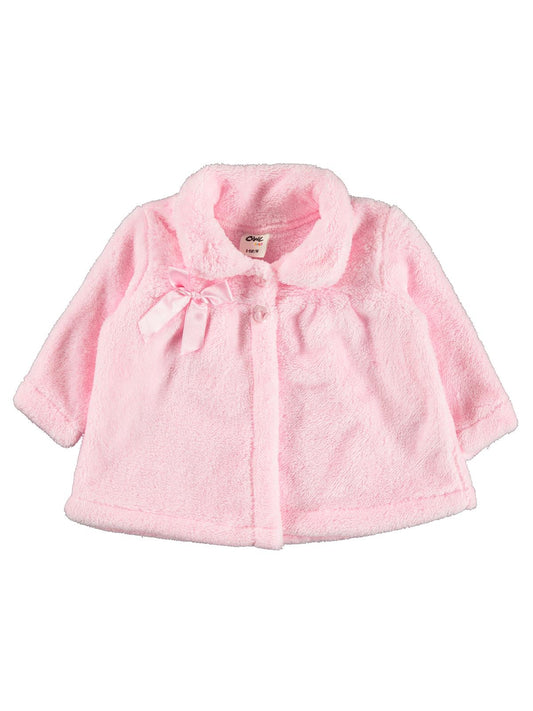 Civil Baby Fiyonklu 6-18 Ay Hırka - Pembe