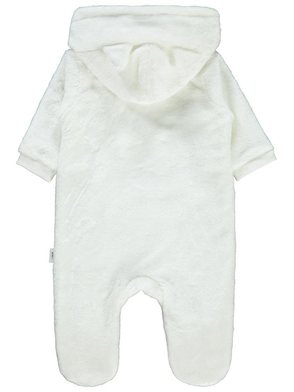 Civil Baby Meow Nakışlı 1-6 Ay Tulum - Ekru