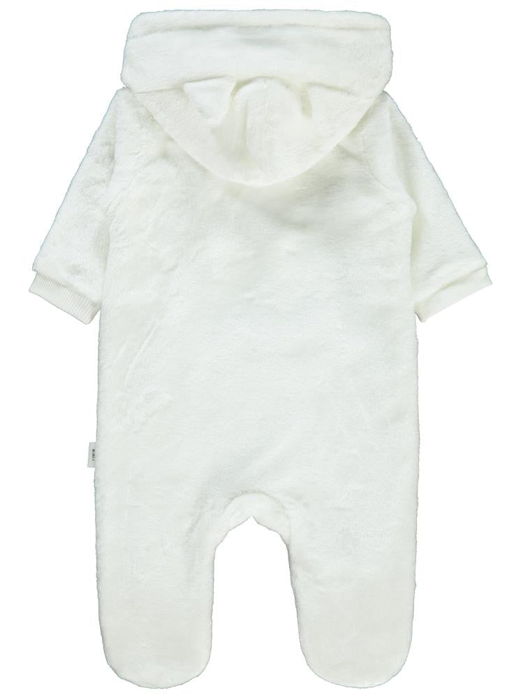 Civil Baby Meow Nakışlı 1-6 Ay Tulum - Ekru