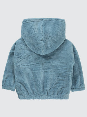 Civil Girls Kapüşonlu Velsoft 2-5 Yaş Sweatshirt - Yeşil