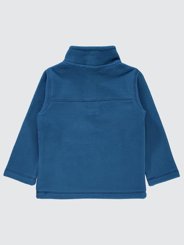 Civil Boys Basic Fermuarlı 2-5 Yaş Sweatshirt - Mavi