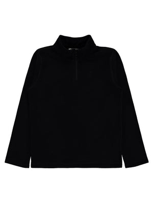 Civil Boys Basic Fermuarlı 10-13 Yaş Sweatshirt - Siyah