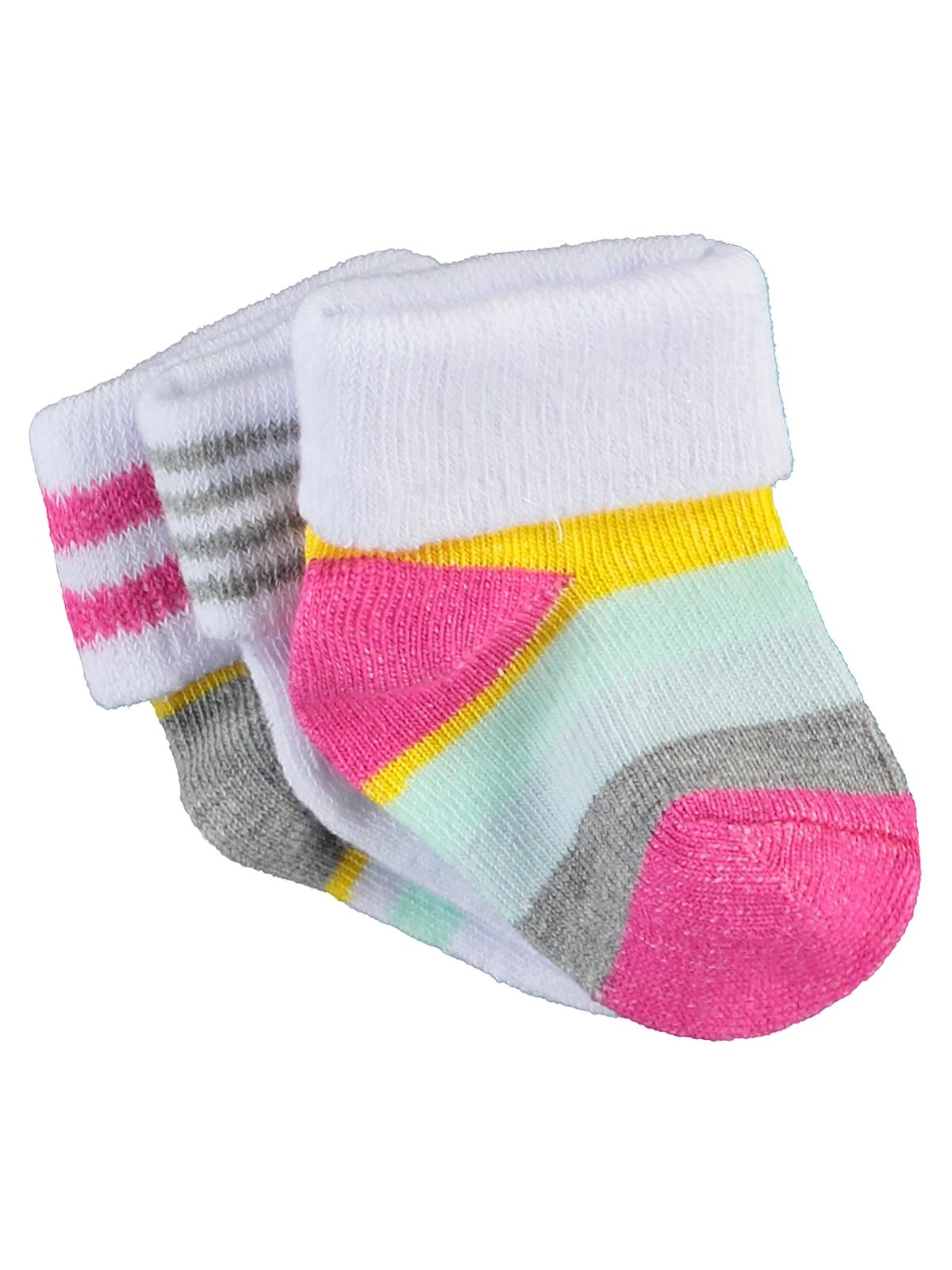 Civil Baby Rabbit Desen Asetat 0-24 Ay Çorap Setleri