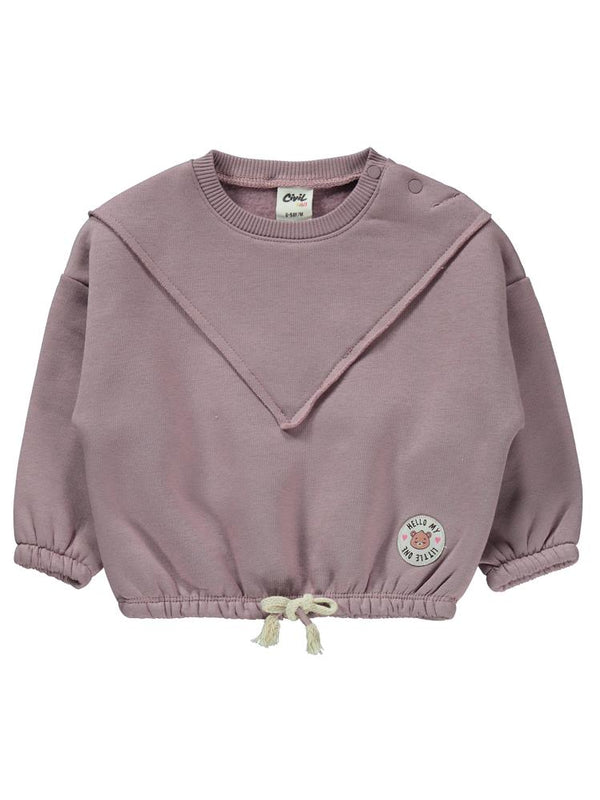 Civil Baby Hello My Little One Etiketli 6-18 Ay Takım - Lila