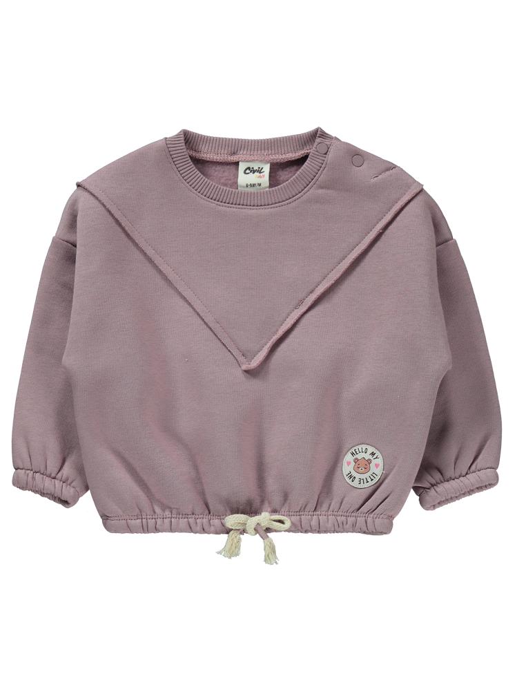 Civil Baby Hello My Little One Etiketli 6-18 Ay Takım - Lila