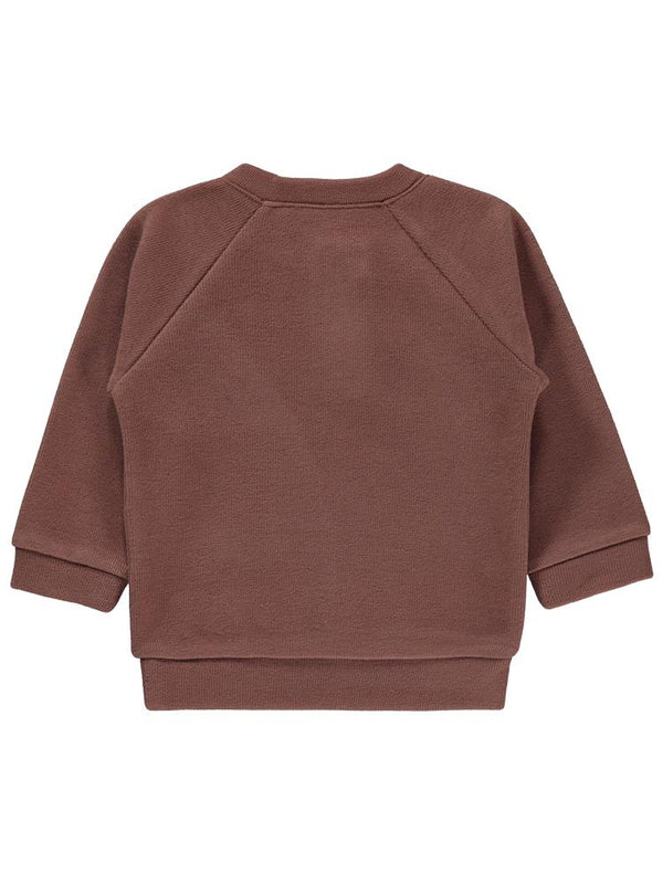 Civil Baby Patlı 6-18 Ay Sweatshirt - Kahverengi