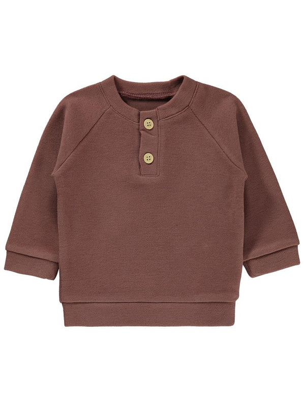 Civil Baby Patlı 6-18 Ay Sweatshirt - Kahverengi