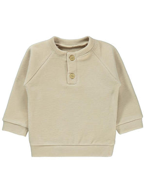 Civil Baby Patlı 6-18 Ay Sweatshirt - Kahverengi