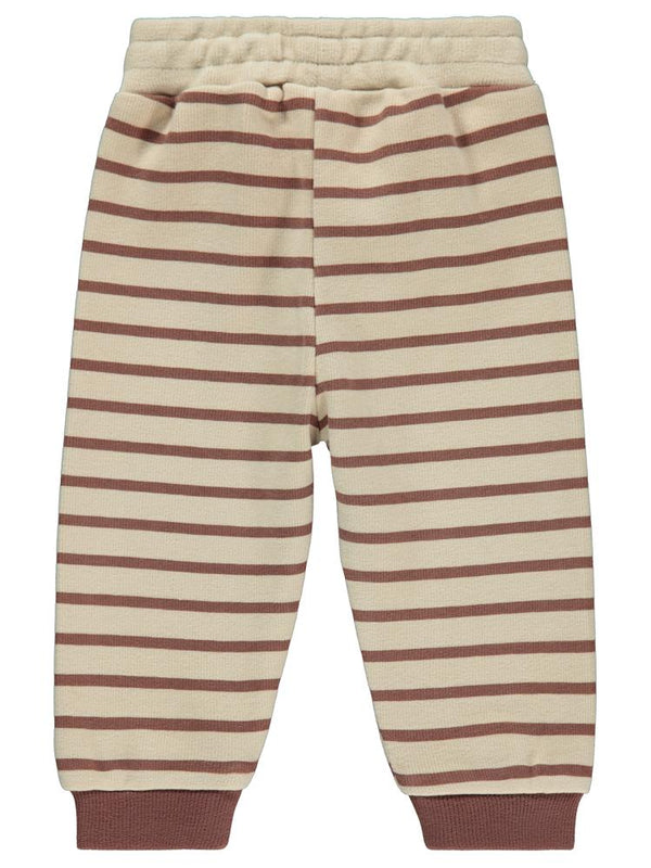 Civil Baby Little Man Çizigili 6-18 Ay Eşofman Altı - Kahverengi