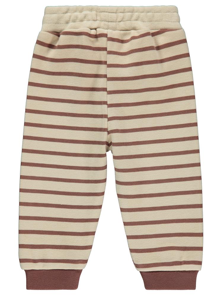 Civil Baby Little Man Çizigili 6-18 Ay Eşofman Altı - Kahverengi